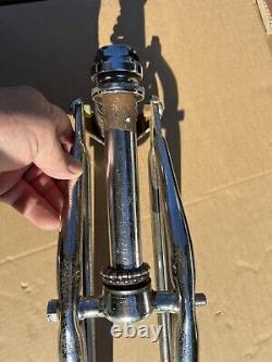 Vintage Schwinn Chrome Springer Fork Original 26 Jaguar AS 60's