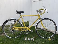 Vintage Schwinn Collegiate 5 Speed Bike Mens 26 Cruiser 1975 Yellow Original