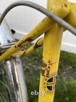 Vintage Schwinn Collegiate 5 Speed Bike Mens 26 Cruiser 1975 Yellow Original