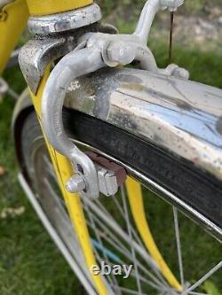 Vintage Schwinn Collegiate 5 Speed Bike Mens 26 Cruiser 1975 Yellow Original