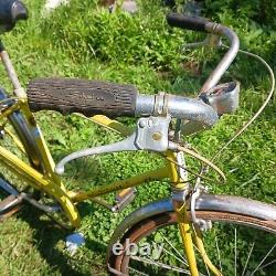 Vintage Schwinn Collegiate 5 Speed Yellow Original Rider