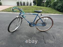 Vintage Schwinn Collegiate Sport 10 Bike Mens 27 10 Speed Bicycle Blue Steel