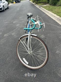 Vintage Schwinn Collegiate Sport 10 Bike Mens 27 10 Speed Bicycle Blue Steel