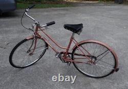 Vintage Schwinn Collegiate Tan Ladies 3-Speed Bicycle-Bike New Tires