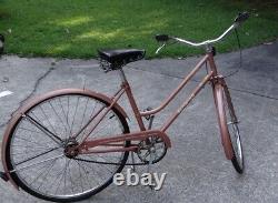 Vintage Schwinn Collegiate Tan Ladies 3-Speed Bicycle-Bike New Tires