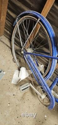 Vintage Schwinn Collegiate Women's 3-Speed Bicycle Blue / Blue Fenders