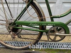 Vintage Schwinn Collegiate Women's 5 Speed Green