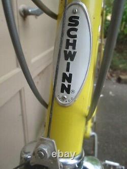 Vintage Schwinn Continental 10 Speed Bicycle Very Light Use Museum Quality Piece