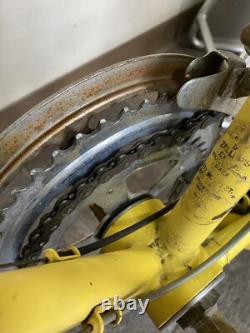 Vintage Schwinn Continental Chicago Yellow Bicycle 10 Speed Bike 1970s