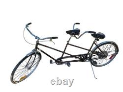 Vintage Schwinn De Luxe Twinn Tandem Bicycle 1960s/70s Original Chrome