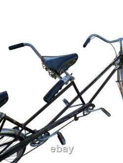 Vintage Schwinn De Luxe Twinn Tandem Bicycle 1960s/70s Original Chrome
