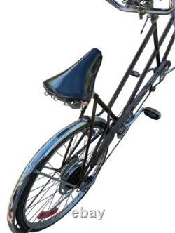 Vintage Schwinn De Luxe Twinn Tandem Bicycle 1960s/70s Original Chrome