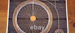 Vintage Schwinn Dealer Advertising High Wheel Bicycle Wire Art By Carl Reed