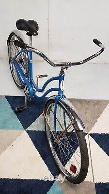 Vintage Schwinn Deluxe Hollywood Women's Single Speed Sky Blue 1967 Rider