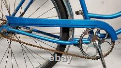 Vintage Schwinn Deluxe Hollywood Women's Single Speed Sky Blue 1967 Rider