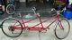 Vintage Schwinn Deluxe Twinn Tandem Bike Bicycle 5 Speed All Original Red