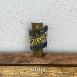 Vintage Schwinn Excelsior HeadBadge Head Badge Balloon 50s 40s Brass DX Motobike