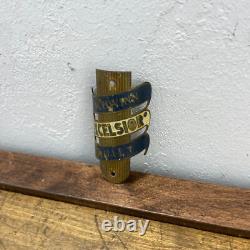 Vintage Schwinn Excelsior HeadBadge Head Badge Balloon 50s 40s Brass DX Motobike