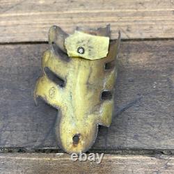 Vintage Schwinn Excelsior HeadBadge Head Badge Balloon 50s 40s Brass DX Motobike