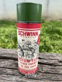 Vintage Schwinn FRESH AVOCADO Spray Paint Lacquer 12 3/4oz Big Can