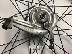 Vintage Schwinn Factory Whizzer 26 S2 Chrome Wheels Rims Drum Fore Brake
