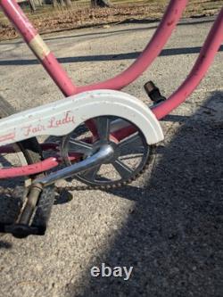 Vintage Schwinn Fair Lady Bike For Restore Or Parts Not Working As It Is