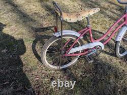 Vintage Schwinn Fair Lady Bike For Restore Or Parts Not Working As It Is