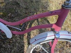Vintage Schwinn Fair Lady Bike For Restore Or Parts Not Working As It Is