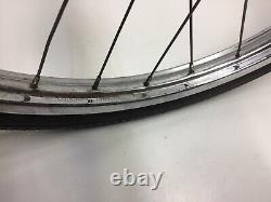 Vintage Schwinn Fastback 20 1 3/8 S5 Chrome Bicycle Wheels Rims Tires