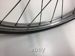 Vintage Schwinn Fastback 20 1 3/8 S5 Chrome Bicycle Wheels Rims Tires