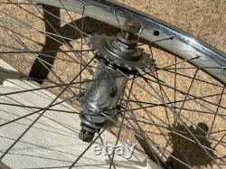 Vintage Schwinn Flat Lobdell wheels 46/47