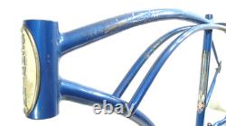 Vintage Schwinn Frame 24 OG Paint 1956 Cruiser S7 Rim Tiger Corvette American