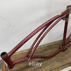 Vintage Schwinn Frame Canitlever Cruiser Klunker 1962 C2 Middleweight 1960s 26