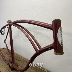 Vintage Schwinn Frame Canitlever Cruiser Klunker 1962 C2 Middleweight 1960s 26