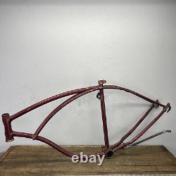 Vintage Schwinn Frame Canitlever Cruiser Klunker 1962 C2 Middleweight 1960s 26