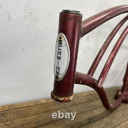 Vintage Schwinn Frame Canitlever Cruiser Klunker 1962 C2 Middleweight 1960s 26