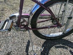 Vintage Schwinn Grape Krate Bicycle Rare Color