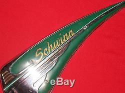 Vintage Schwinn Green Phantom balloon tire horn tank