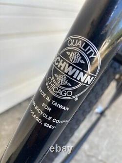 Vintage Schwinn High Sierra Black ATB Mountain Bike 17.5 Survivor Araya Rims 26