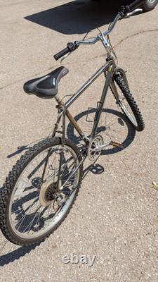 Vintage Schwinn High Sierra Black Chrome Mountain Bike 19 Frame