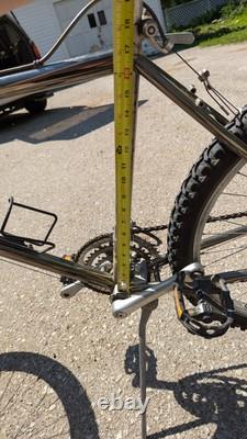 Vintage Schwinn High Sierra Black Chrome Mountain Bike 19 Frame