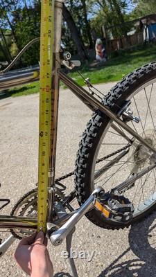 Vintage Schwinn High Sierra Black Chrome Mountain Bike 19 Frame