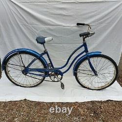 Vintage Schwinn Hollywood Girl's Bicycle, Blue