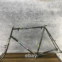 Vintage Schwinn Impact Frame Set 23 in MTB ATB 4130 Tall Black Chrome 80s 26