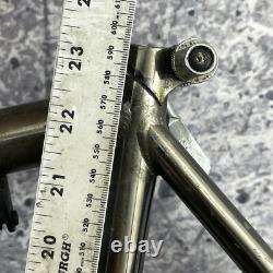 Vintage Schwinn Impact Frame Set 23 in MTB ATB 4130 Tall Black Chrome 80s 26