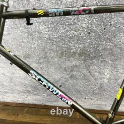 Vintage Schwinn Impact Frame Set 23 in MTB ATB 4130 Tall Black Chrome 80s 26