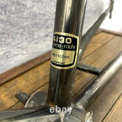 Vintage Schwinn Impact Frame Set 23 in MTB ATB 4130 Tall Black Chrome 80s 26
