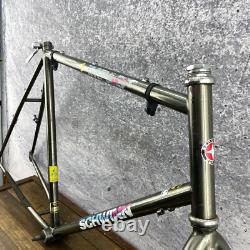 Vintage Schwinn Impact Frame Set 23 in MTB ATB 4130 Tall Black Chrome 80s 26