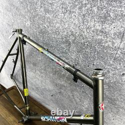 Vintage Schwinn Impact Frame Set 23 in MTB ATB 4130 Tall Black Chrome 80s 26