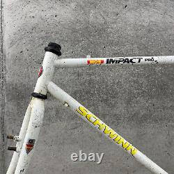 Vintage Schwinn Impact Pro Frame Set 21 in Mountain MOS Cafe 26 CRMO Large